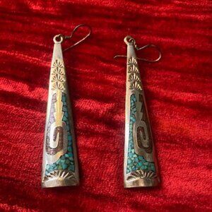 Sterling Silver Tourquoise Earrings